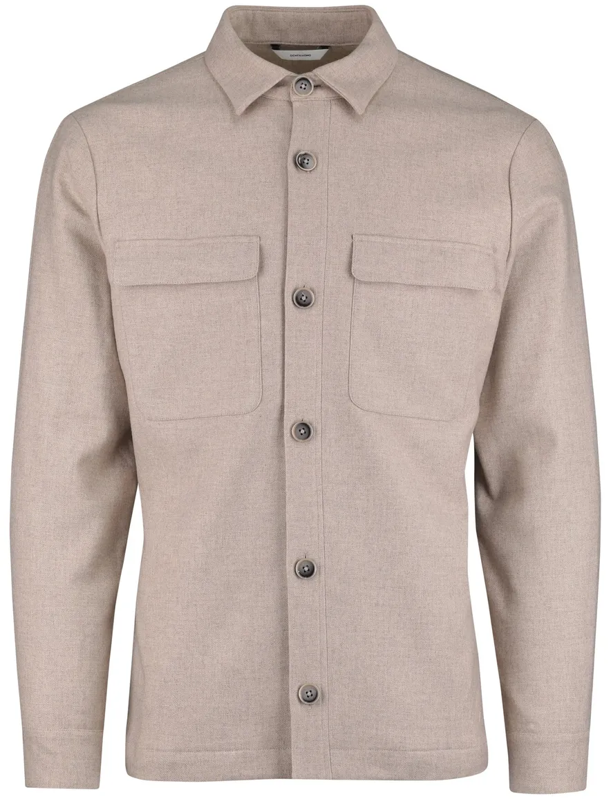 Overshirt beige Gentiluomo