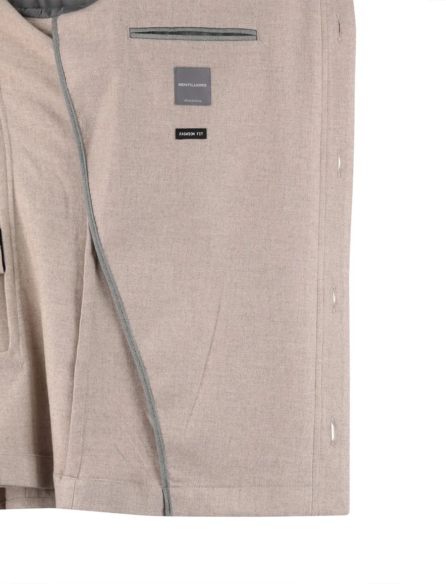 Overshirt beige Gentiluomo