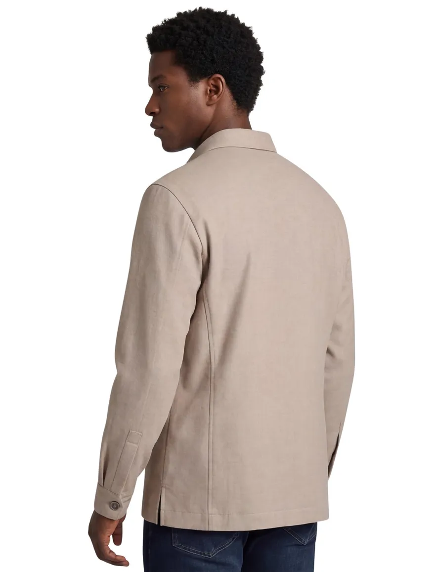 Overshirt beige Gentiluomo