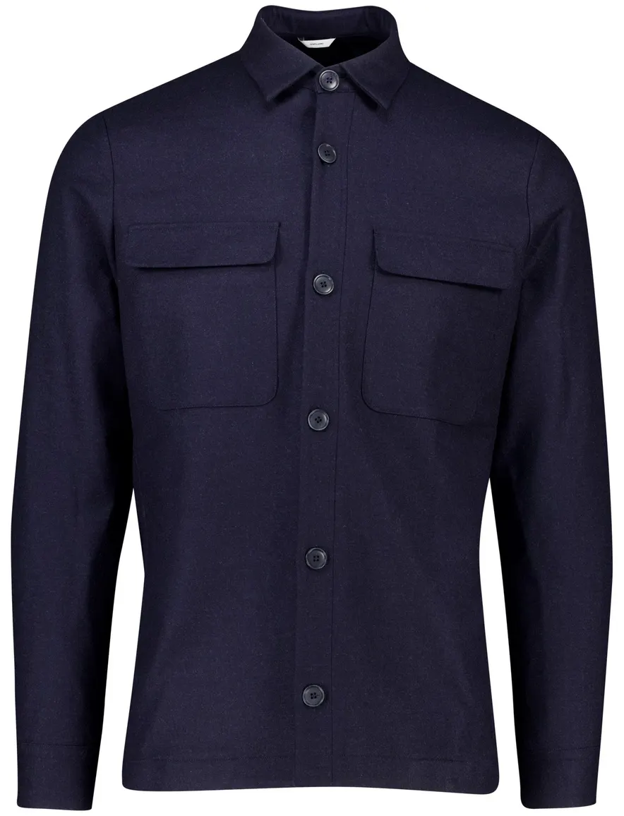 Gentiluomo Remo Overshirt donkerblauw