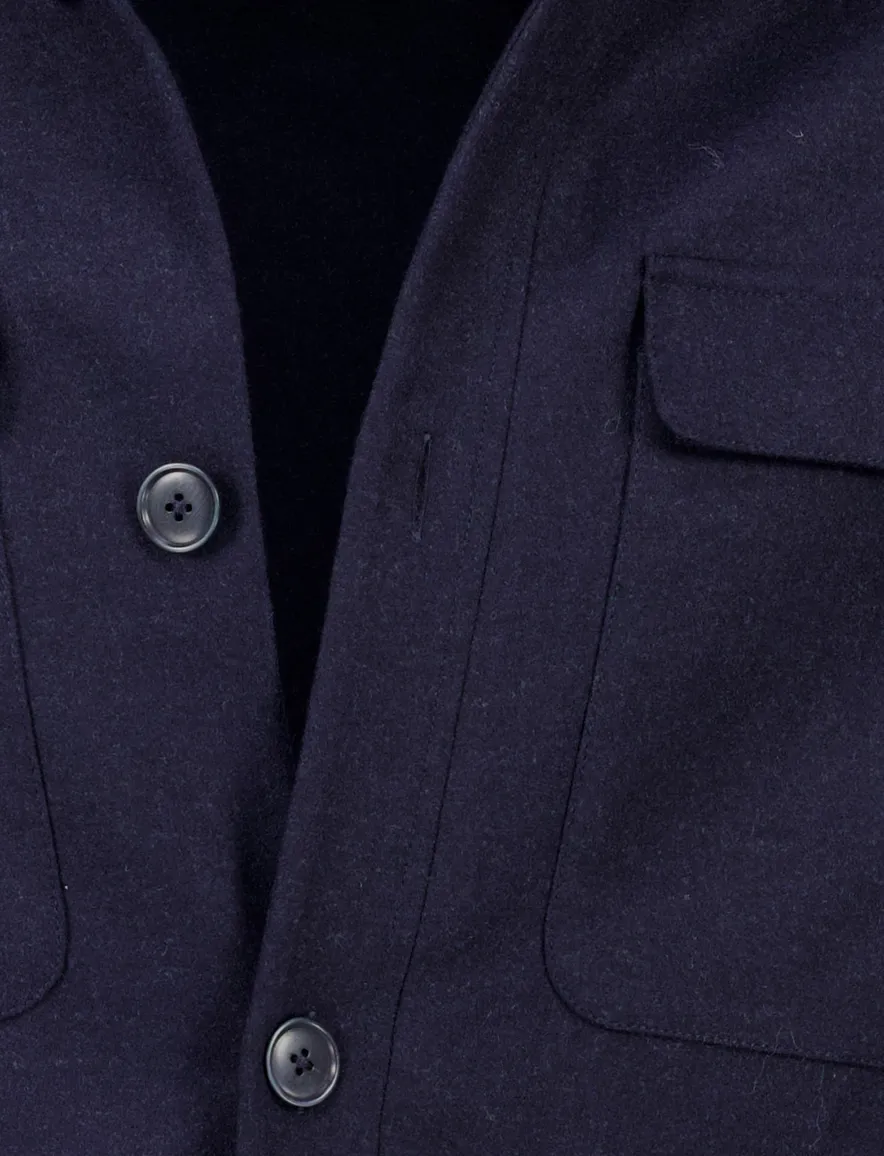 Gentiluomo Remo Overshirt donkerblauw