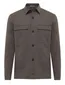 Overshirt Gentiluomo bruin wol
