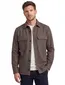 Gentiluomo Overshirt bruin dubbele borstzak