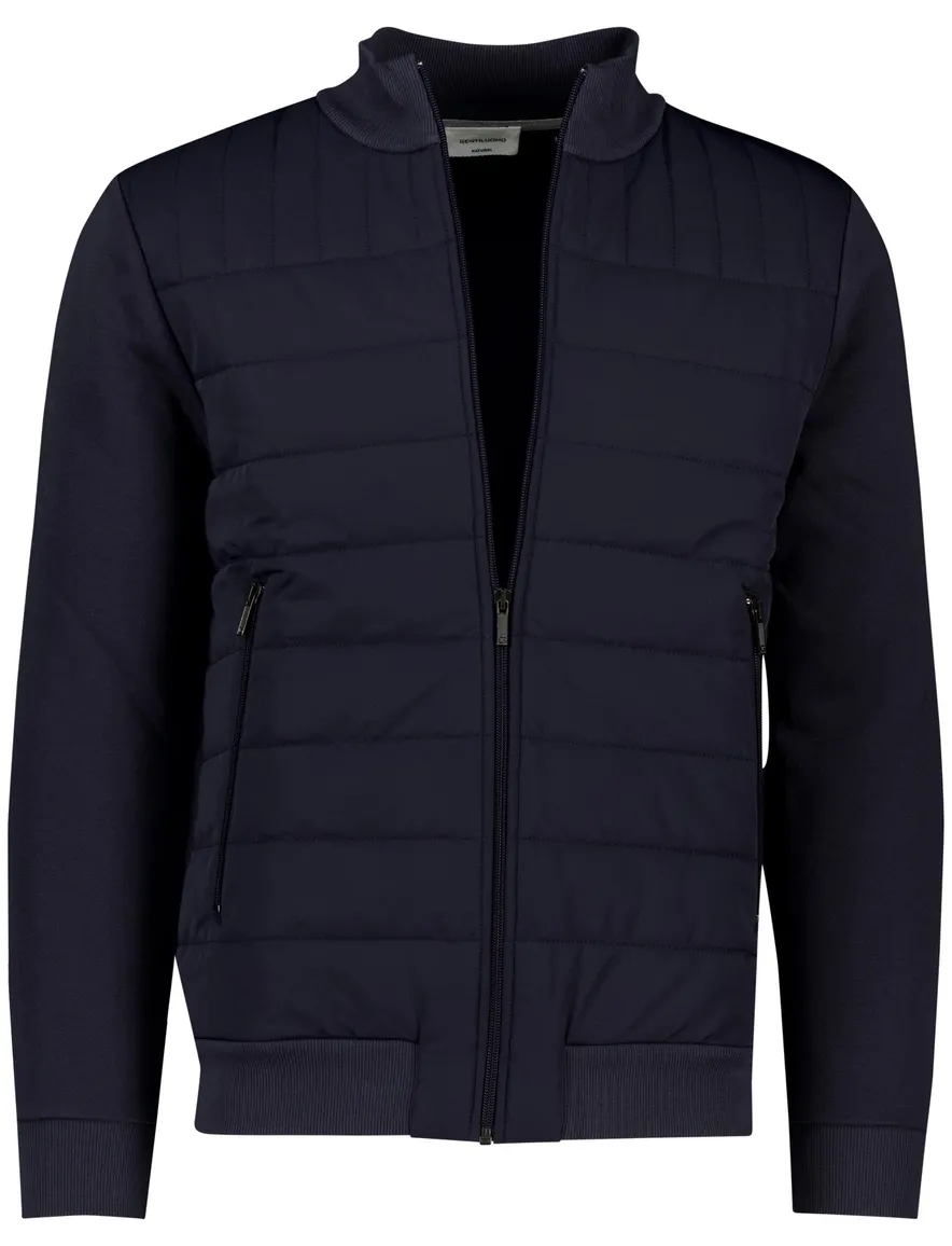 Gentiluomo vest donkerblauw gevoerd