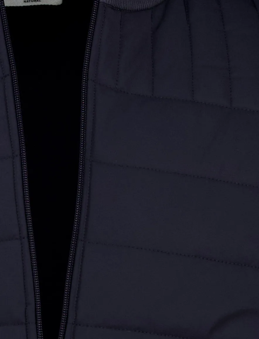 Gentiluomo vest donkerblauw gevoerd