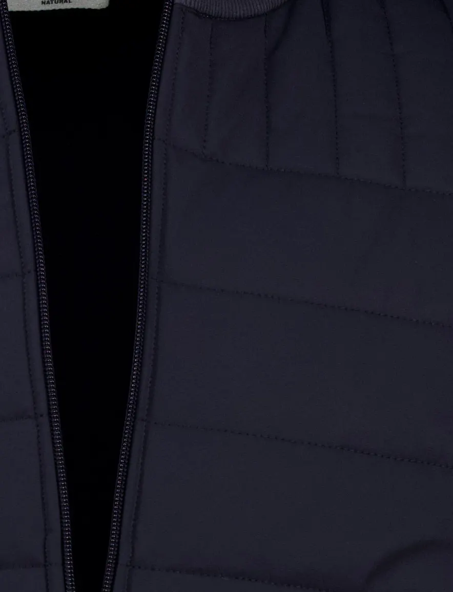 Gentiluomo vest donkerblauw gevoerd