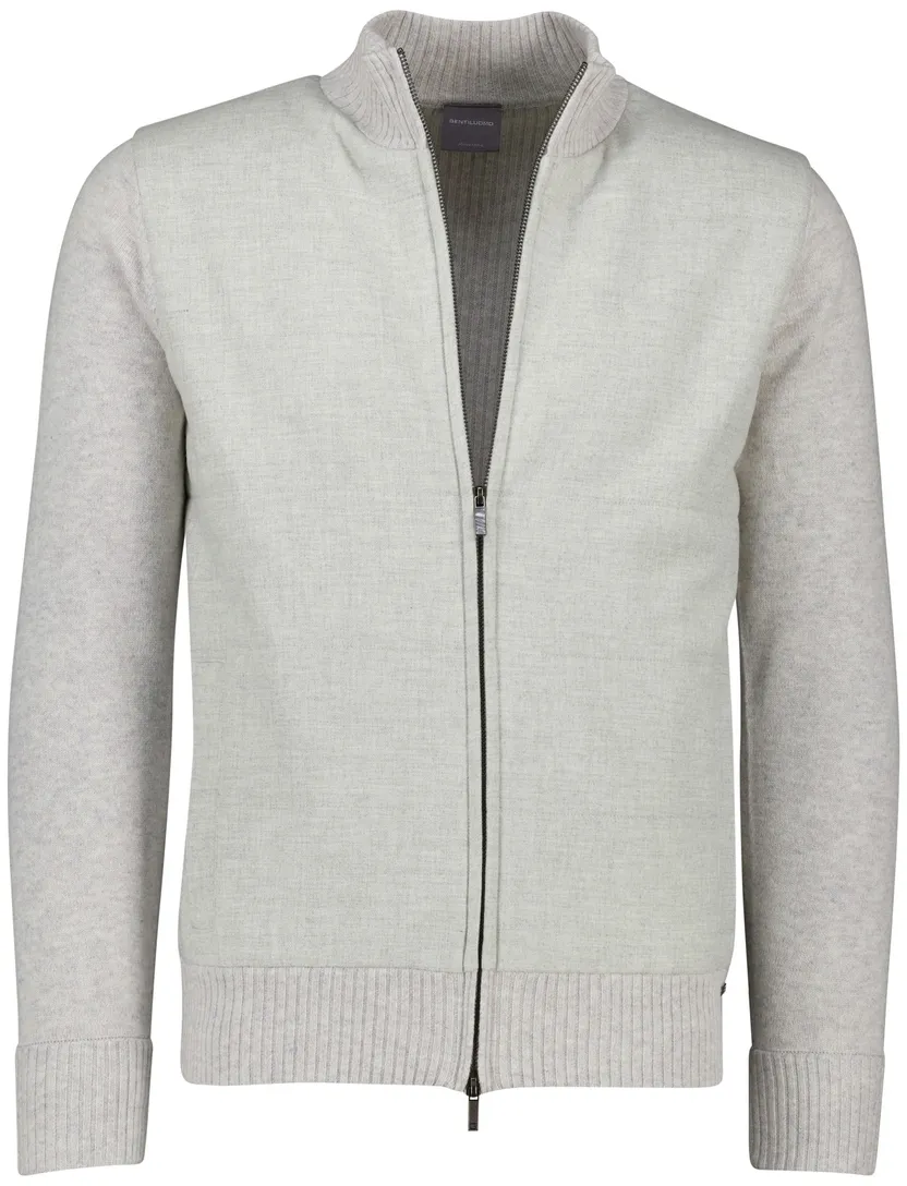 Gentiluomo vest scheerwol beige