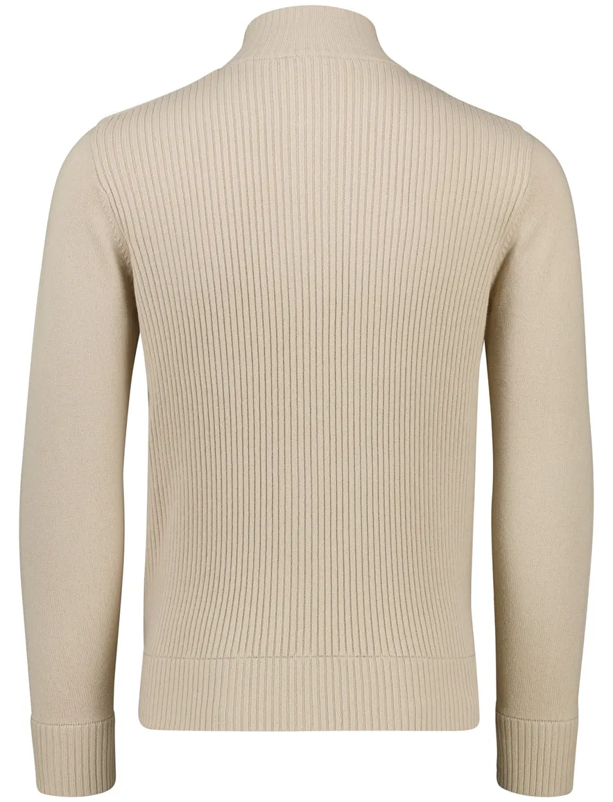 Gentiluomo vest scheerwol beige
