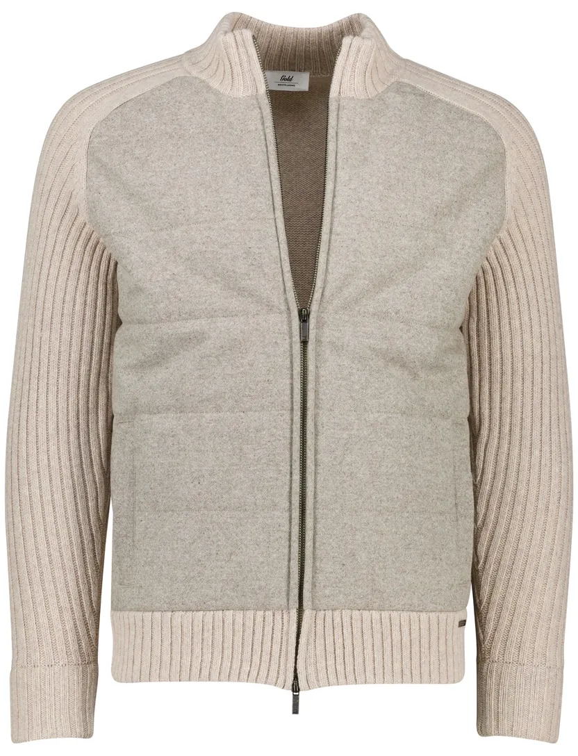 Gentiluomo vest wol beige