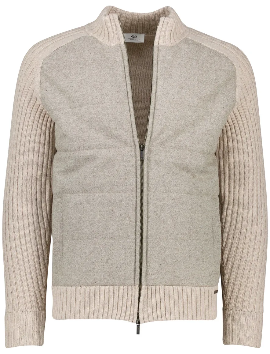 Gentiluomo vest wol beige