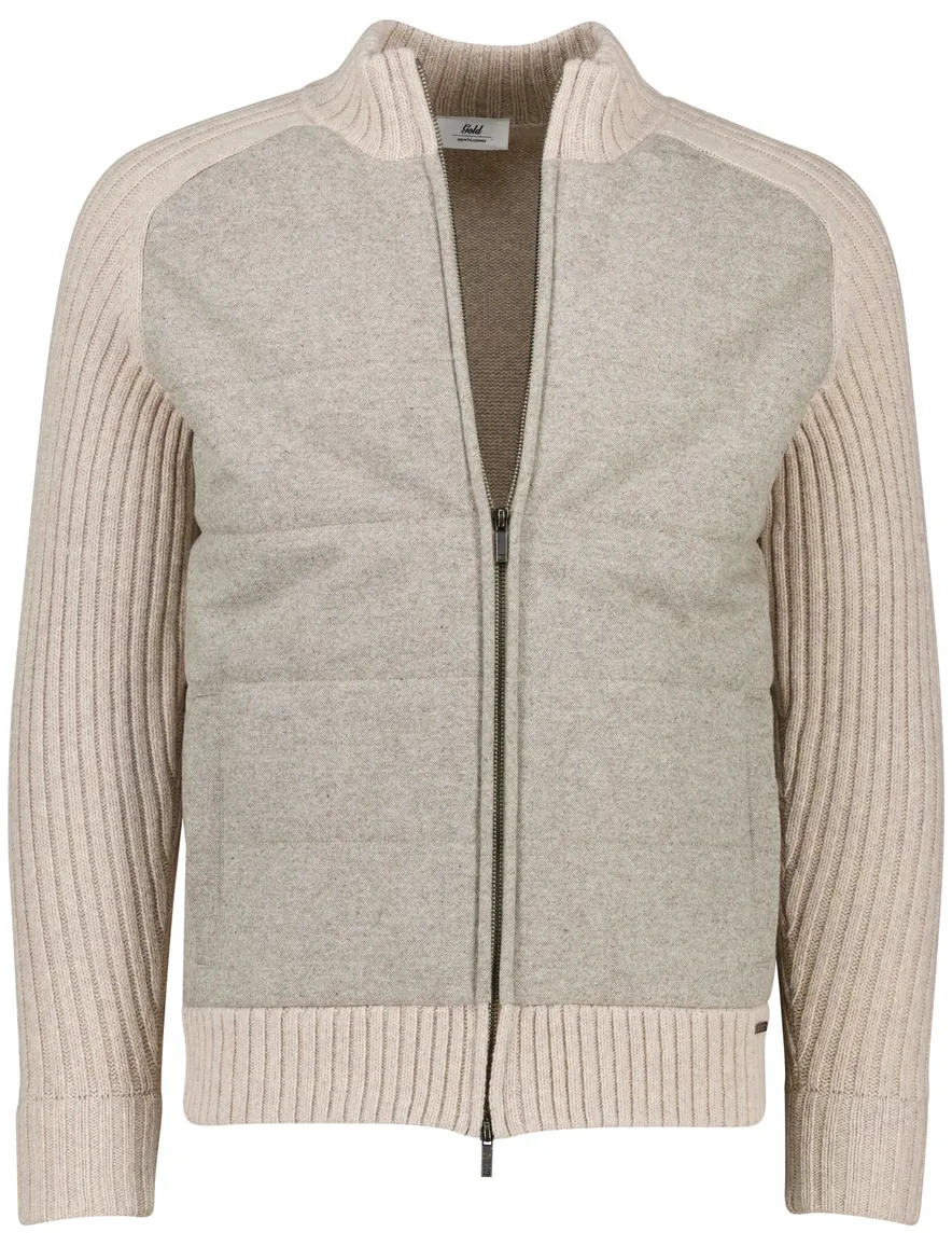 Gentiluomo vest wol beige