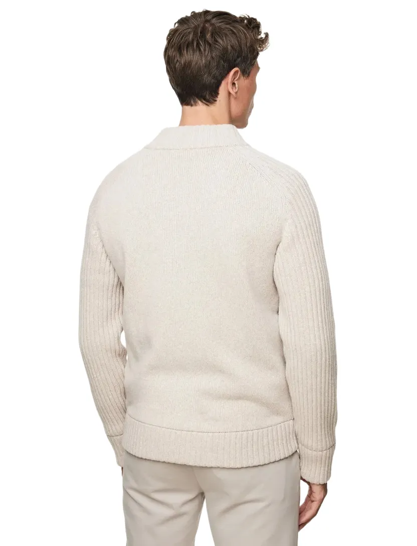 Gentiluomo vest wol beige