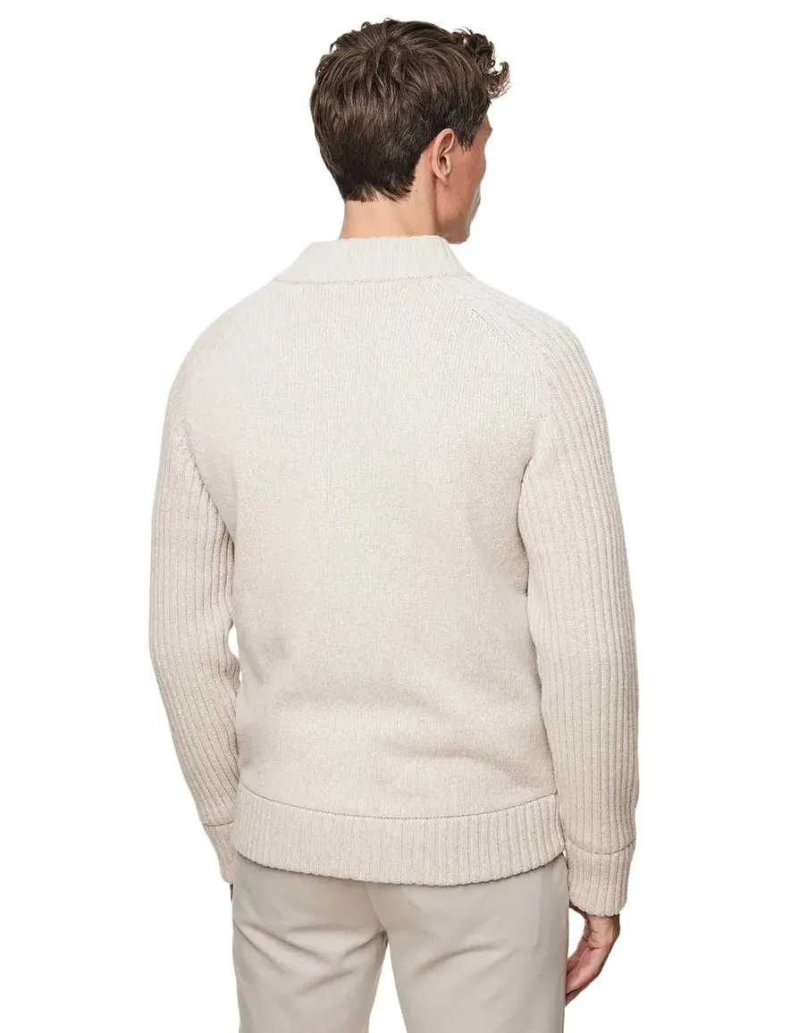 Gentiluomo vest wol beige