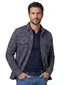 Gentiluomo overshirt wolblend donkerblauw