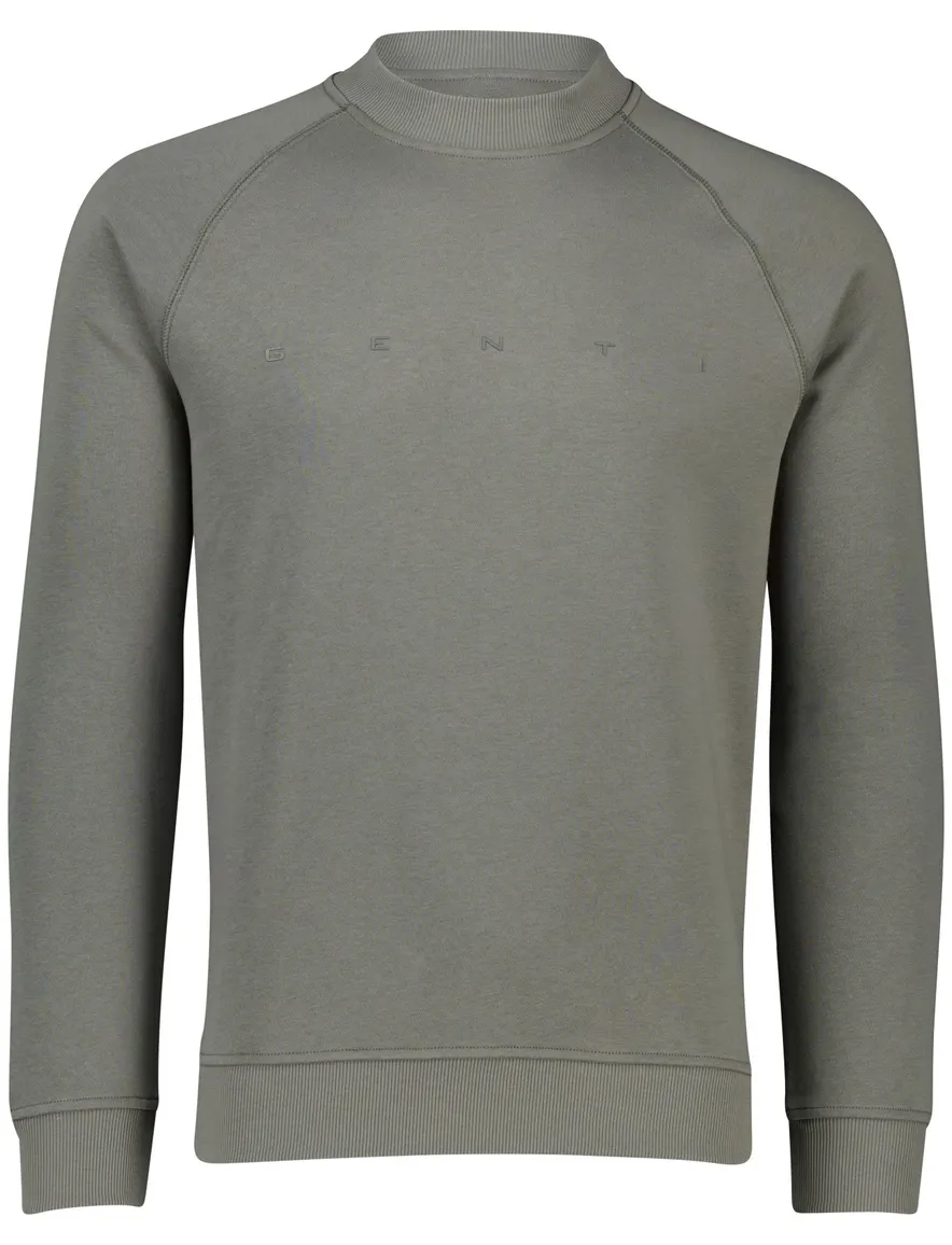 Genti sweater katoen groen
