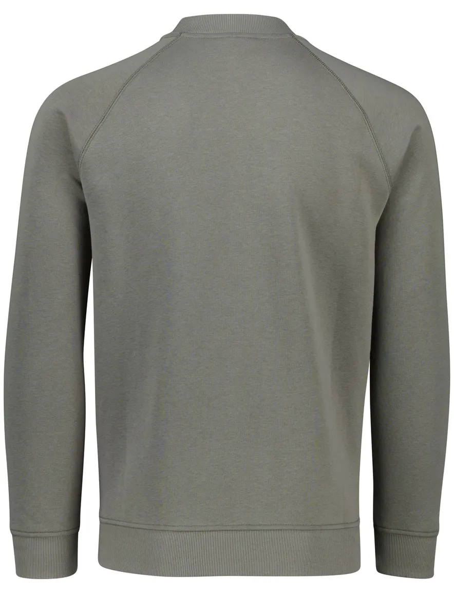 Genti sweater katoen olijfgroen