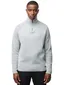 Genti trui grijs effen normale fit turtleneck rits katoen