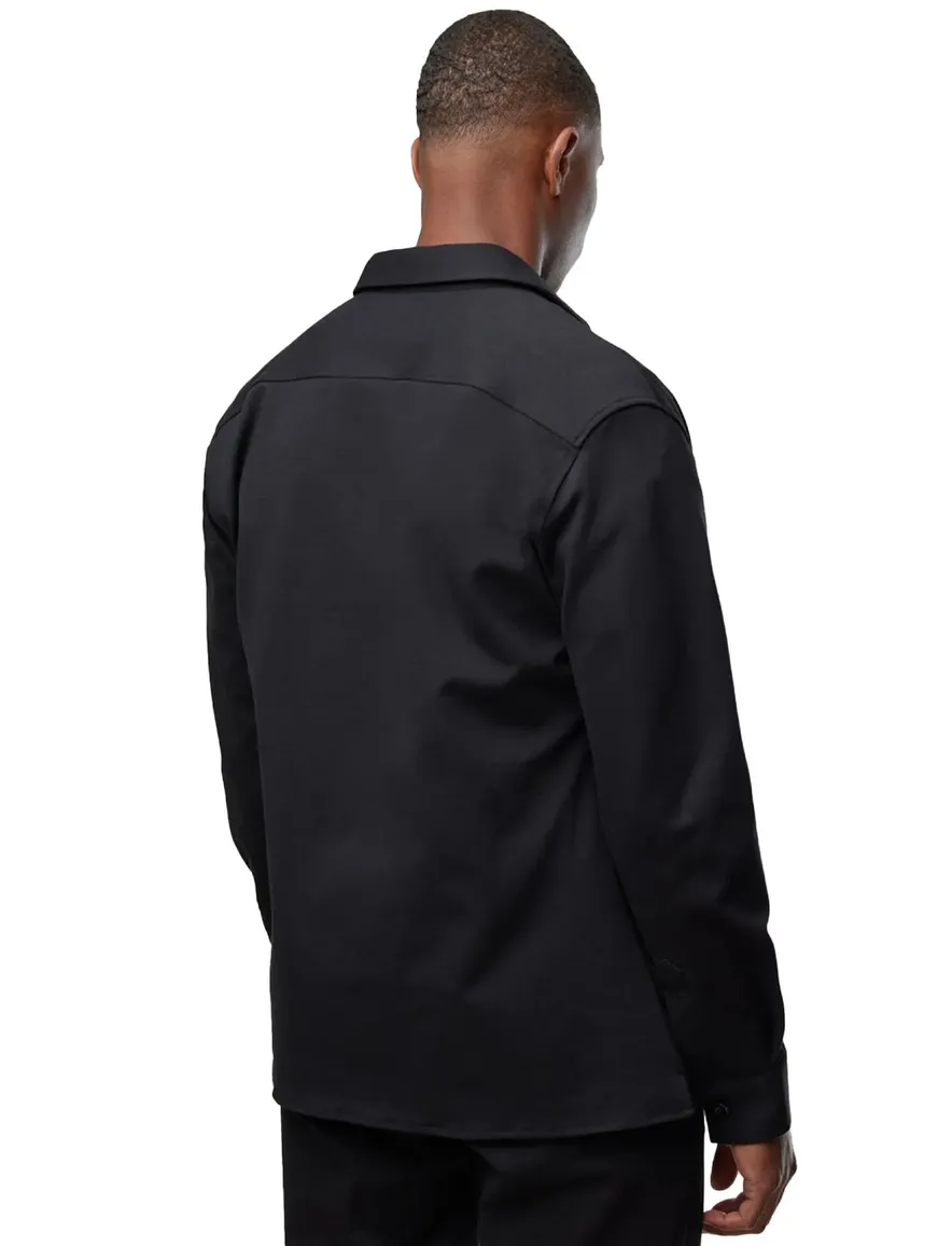casual overhemd zwart Gentiluomo