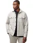Genti overhemd beige effen normale fit dubbele borstzakken
