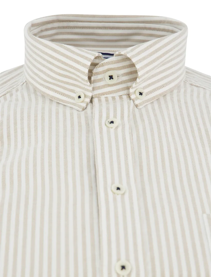 Giordano katoenen overhemd beige