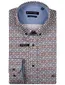Giordano casual overhemd blauw geprint