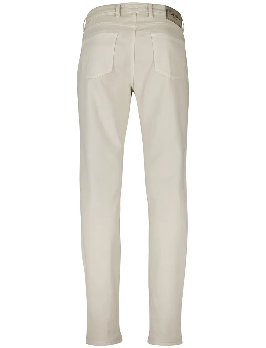 Beige Barmas Dean 5-pocket broek