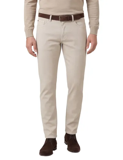 Barmas Barmas Dean broek beige 5-pocket