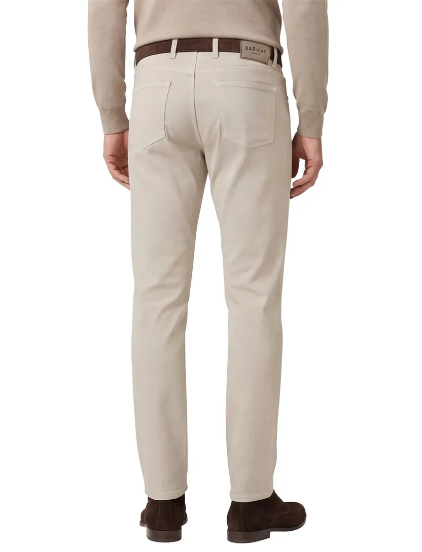 Broek Barmas Dean beige 5-pocket