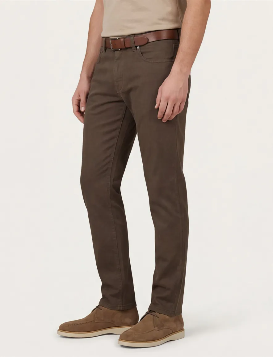 Bruine Barmas Dean 5-pocket broek