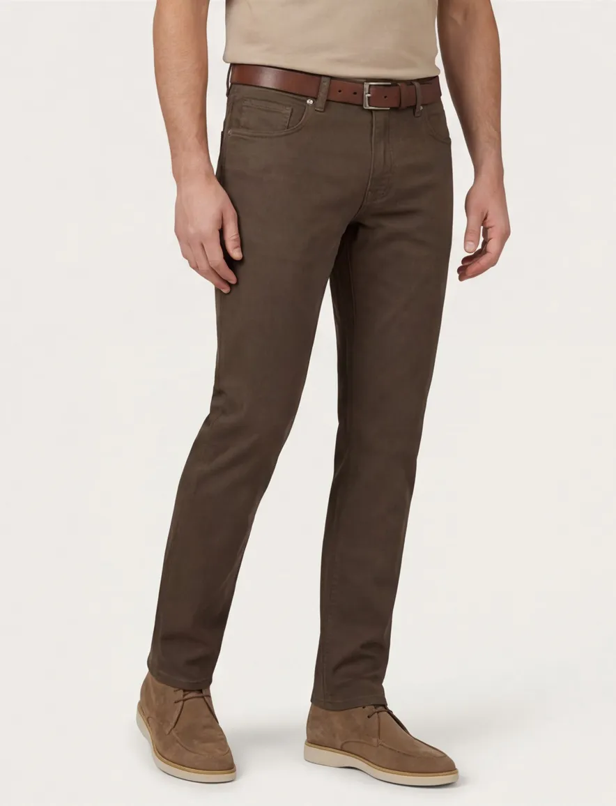 Bruine Barmas Dean 5-pocket broek
