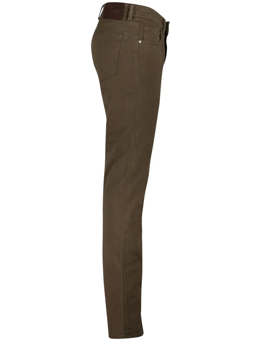Broek Barmas Dean bruin 5-pocket