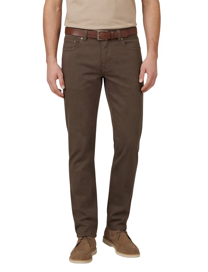 Bruine Barmas Dean 5-pocket broek