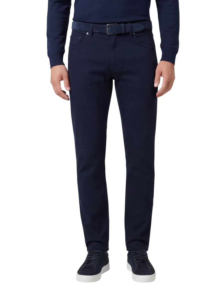Navy Barmas Dean 5-pocket broek