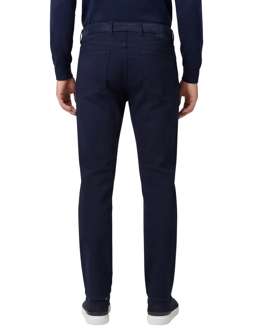 Navy Barmas Dean 5-pocket broek