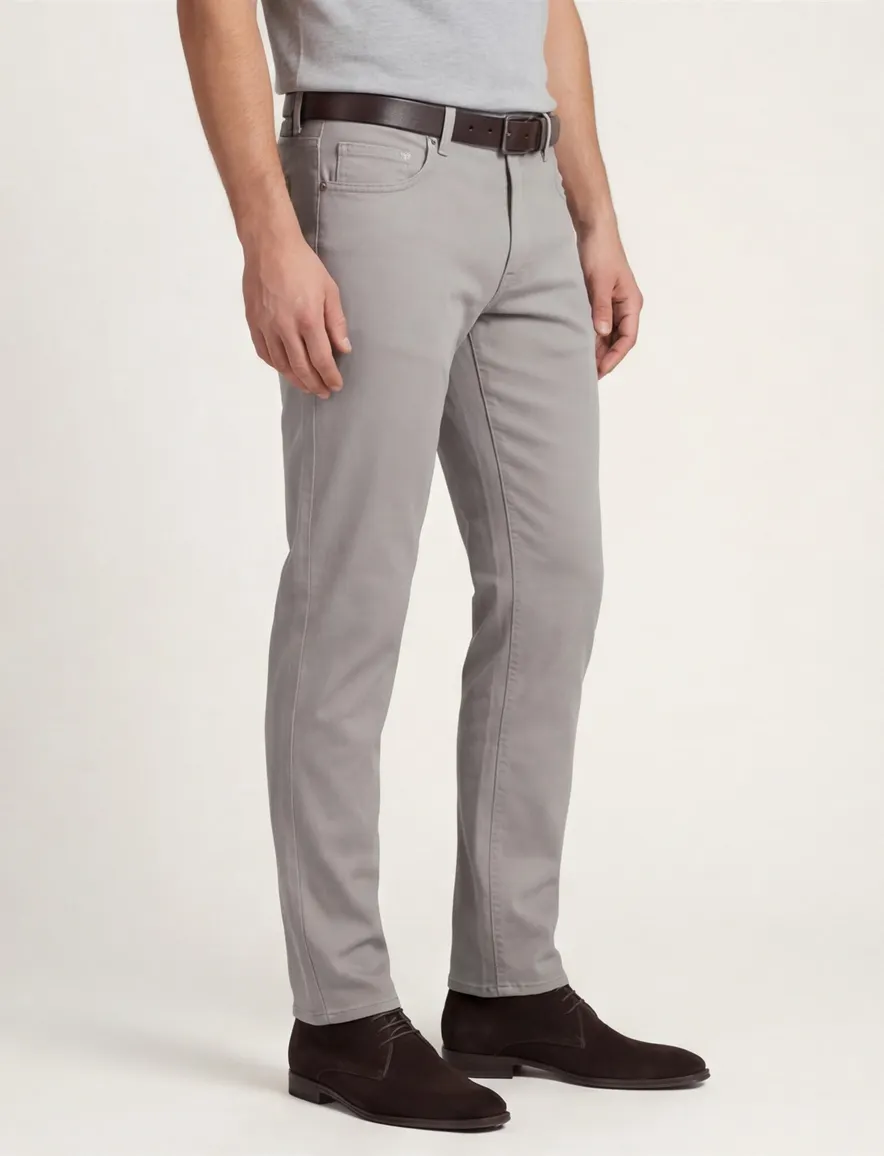 Barmas broek grijs 5 pocket model