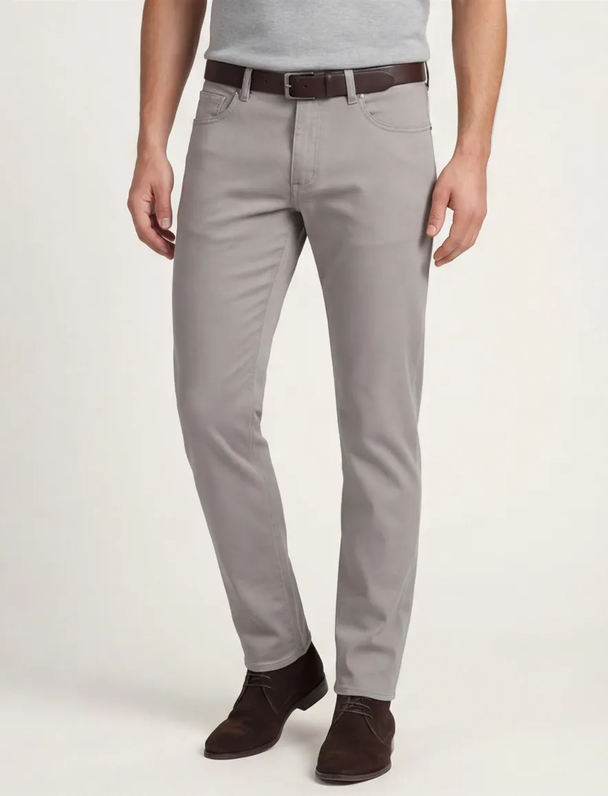 Barmas broek grijs 5 pocket model