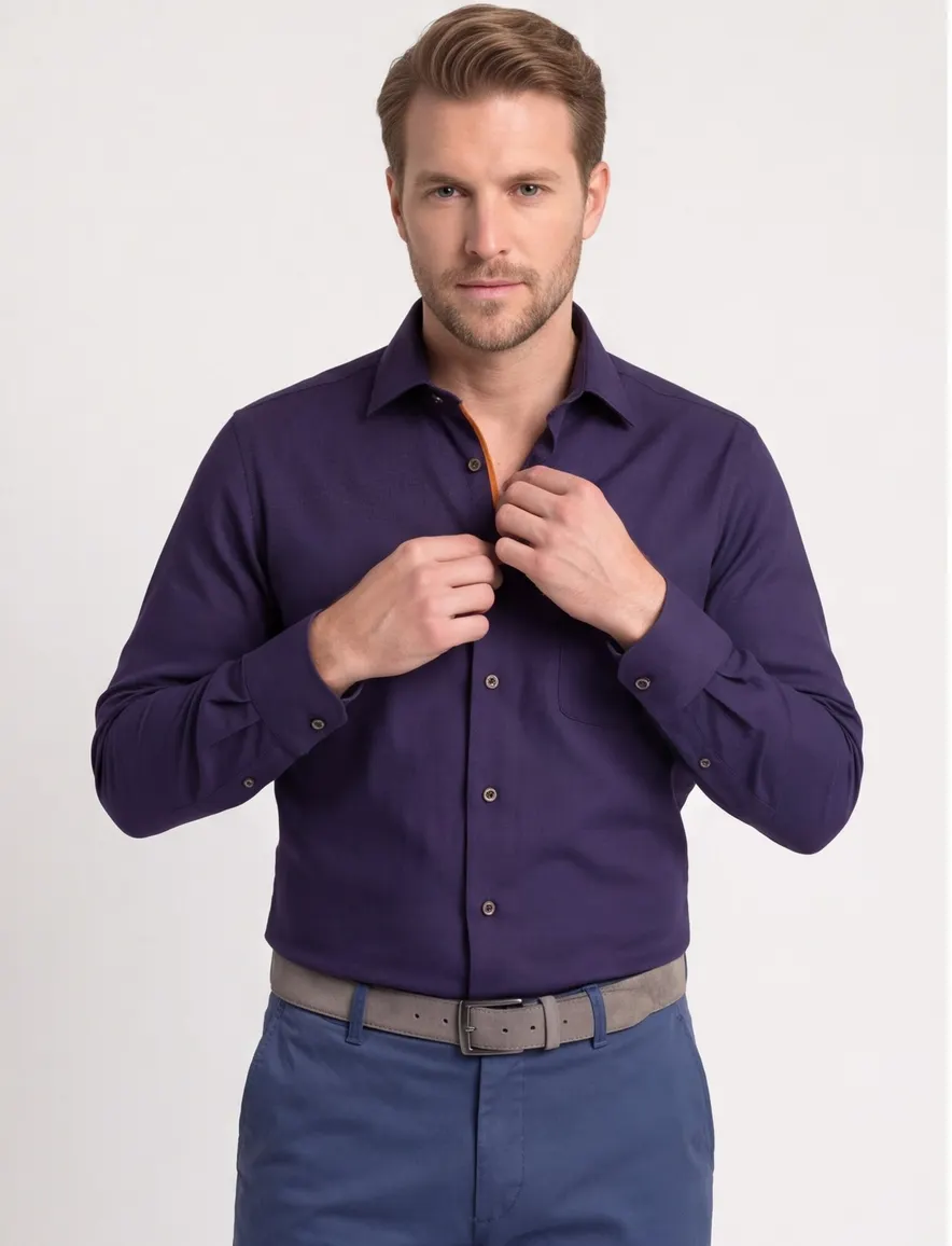 business overhemd donkerblauw Olymp Luxor Comfort Fit