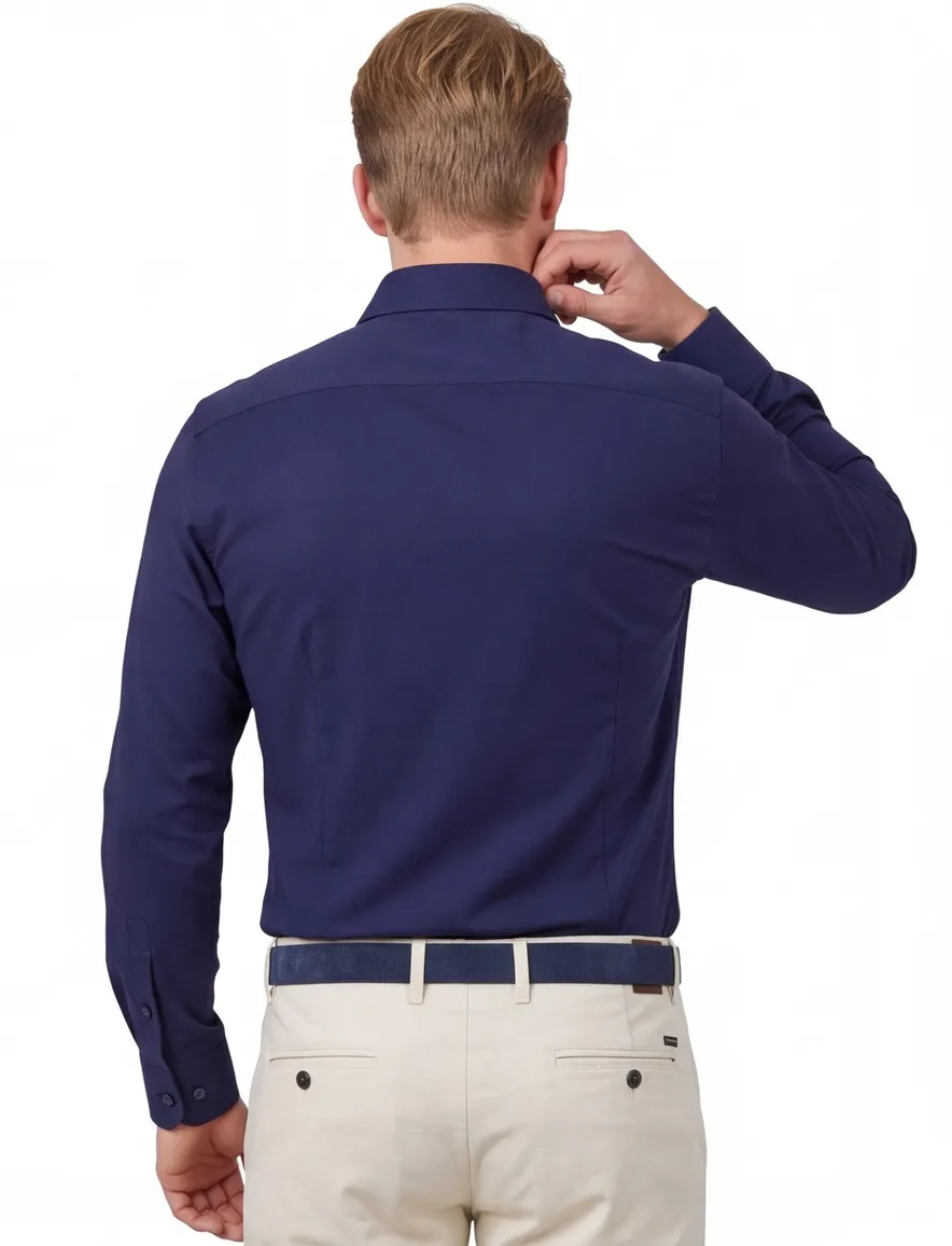 business overhemd donkerblauw Olymp Luxor Comfort Fit