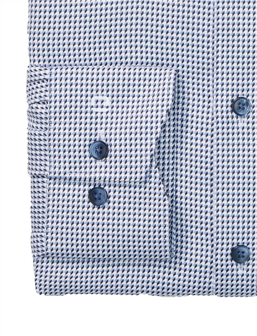 Olymp overhemd Luxor Modern Fit blauw