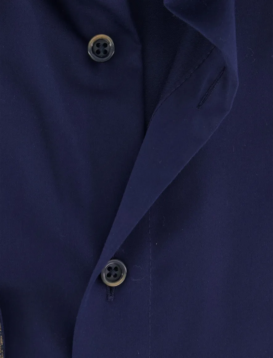Olymp Luxor Modern Fit business overhemd donkerblauw