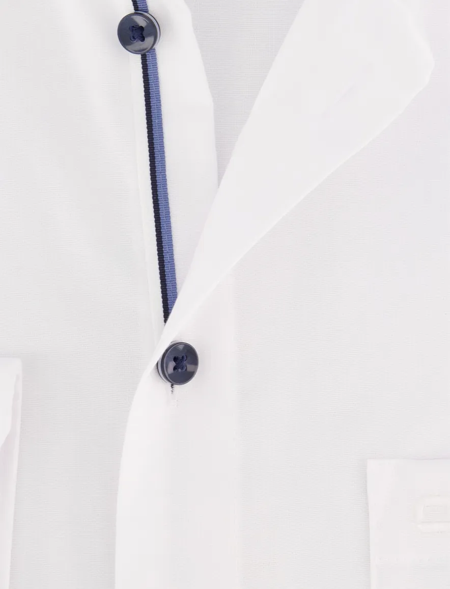 overhemd mouwlengte 7 wit Olymp Luxor Modern Fit