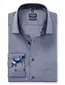 Olymp overhemd blauw geprint Luxor Modern Fit ml7