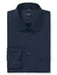 Olylmp overhemd donkerblauw geprint Luxor Modern Fit