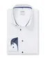 Olymp overhemd wit effen slim fit katoen
