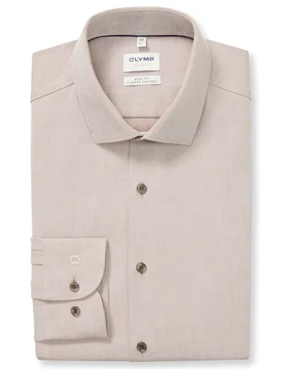 Olymp Overhemd olymp Level Five body fit beige