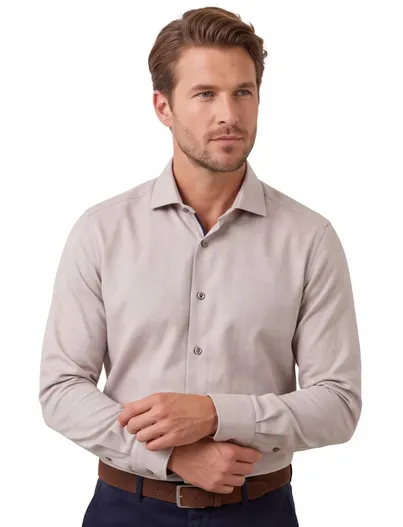 Olymp Overhemd olymp Level Five body fit beige