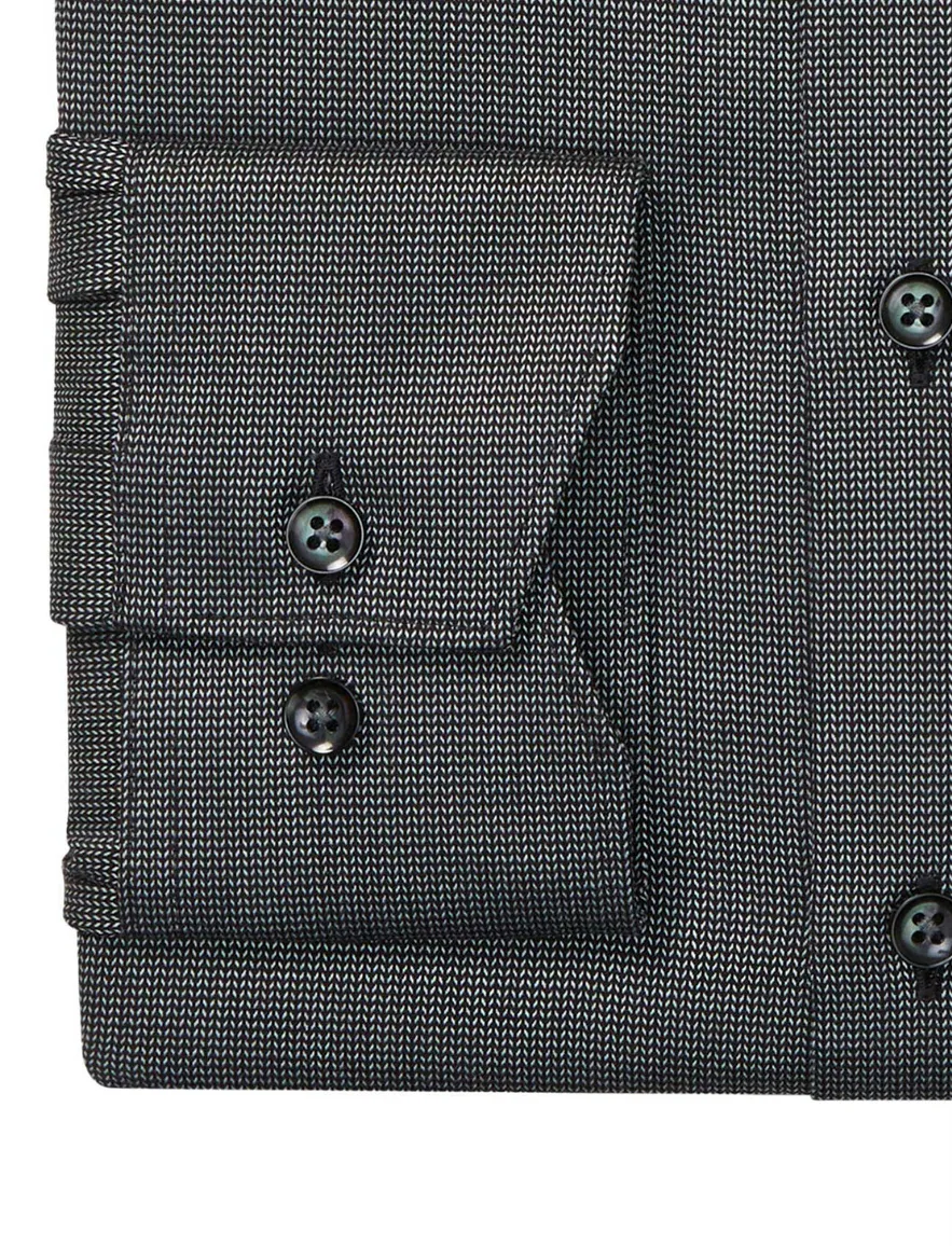 overhemd mouwlengte 7 grijs Olymp Luxor Modern Fit