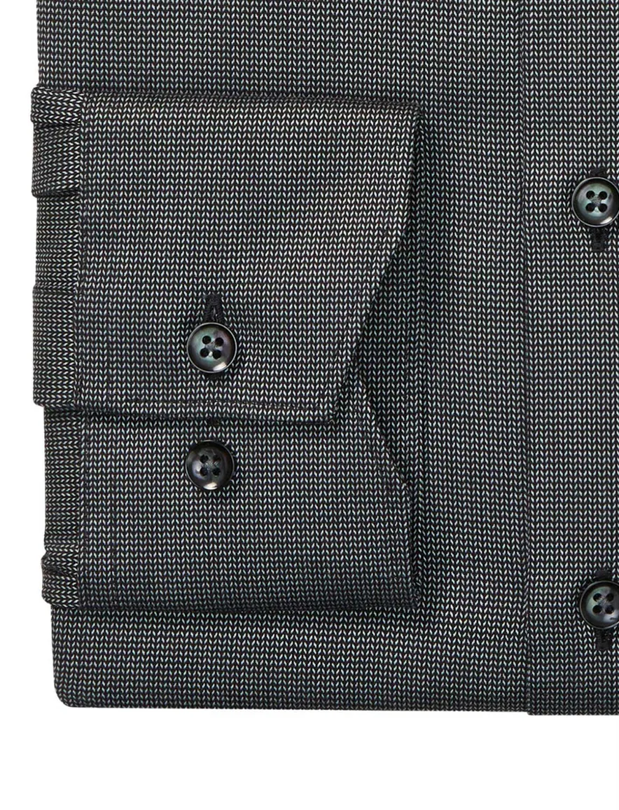 overhemd mouwlengte 7 grijs Olymp Luxor Modern Fit