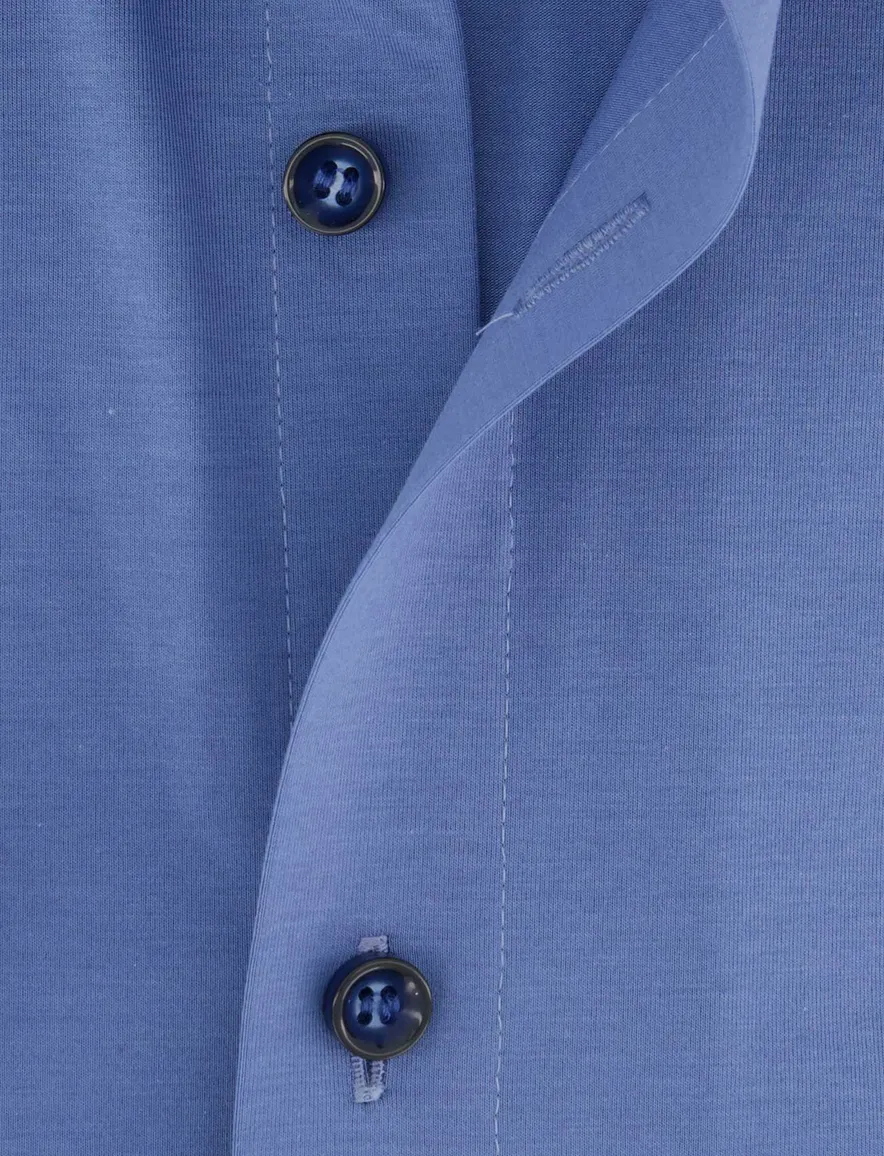 Olymp overhemd katoen slim fit blauw mouwlengte 7