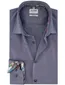 overhemd mouwlengte 7 Olymp slim fit blauw effen